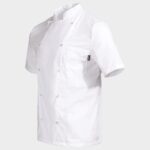 Туника за готвачи с къс ръкав NAPOLI 2.0 WHITE – професионално облекло за хотели, ресторанти и обслужване