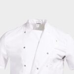 Туника за готвачи с къс ръкав NAPOLI 2.0 WHITE – професионално облекло за хотели, ресторанти и обслужване