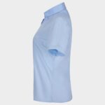 Дамска риза с къс ръкав VELILLA LIGHT BLUE – работно облекло с високо качество и комфорт