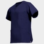 Медицинска туника MONI NAVY BLUE – удобно медицинско облекло за лекари и медицински персонал