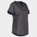 Дамска медицинска туника CHEROKEE V-NECK GREY WWE601 – удобно медицинско облекло за лекари и медицински персонал