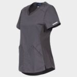 Дамска медицинска туника CHEROKEE V-NECK GREY WWE601 – удобно медицинско облекло за лекари и медицински персонал