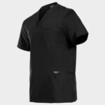 Мъжка медицинска туника CHEROKEE V-NECK BLACK WWE670 – удобно медицинско облекло за лекари и медицински персонал