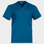 Мъжка медицинска туника CHEROKEE V-NECK PETROL WWE670 – удобно медицинско облекло за лекари и медицински персонал