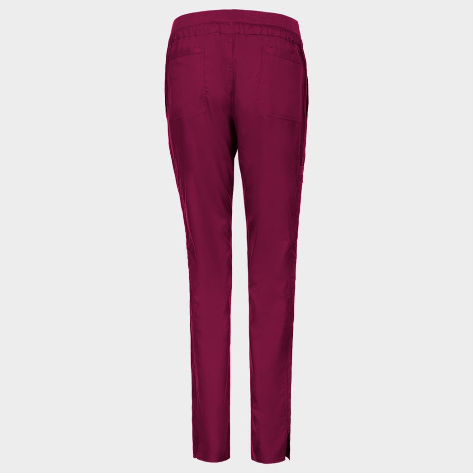 Дамски медицински панталон CHEROKEE MR TAPERED BURGUNDY WWE105 – удобно медицинско облекло за лекари и медицински персонал Дамски медицински панталон CHEROKEE MR TAPERED BURGUNDY WWE105 – удобно медицинско облекло за лекари и медицински персонал