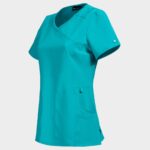 Дамска медицинска туника CHEROKEE WRAP LIGHT PETROL CKE2625A - Image 3