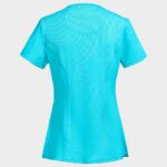 Дамска медицинска туника CHEROKEE WRAP TURQUOISE CKE2625A – удобно медицинско облекло за лекари и медицински персонал