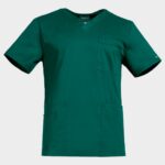 Медицинска туника CHEROKEE V-NECK GREEN WWE4725 – удобно медицинско облекло за лекари и медицински персонал