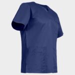 Медицинска туника CHEROKEE V-NECK DARK BLUE WWE4725 – удобно медицинско облекло за лекари и медицински персонал