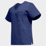 Медицинска туника CHEROKEE V-NECK DARK BLUE WWE4725 – удобно медицинско облекло за лекари и медицински персонал