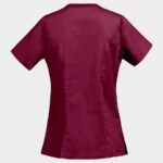 Дамска медицинска туника CHEROKEE WRAP BORDEAUX WWE4728 - Image 2