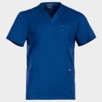 Мъжка медицинска туника CHEROKEE V-NECK NAVY BLUE WWE670 – удобно медицинско облекло за лекари и медицински персонал