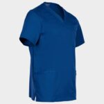 Мъжка медицинска туника CHEROKEE V-NECK NAVY BLUE WWE670 – удобно медицинско облекло за лекари и медицински персонал