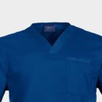 Мъжка медицинска туника CHEROKEE V-NECK NAVY BLUE WWE670 – удобно медицинско облекло за лекари и медицински персонал