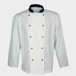Туника за готвачи NAPOLI WHITE/BLACK – професионално облекло за хотели, ресторанти и обслужване