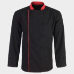 Туника за готвачи NAPOLI BLACK – професионално облекло за хотели, ресторанти и обслужване