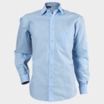 Мъжка риза CAMISA LIGHT BLUE – работно облекло с високо качество и комфорт