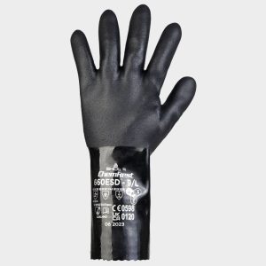 Ръкавици топени в PVC SHOWA 660ESD