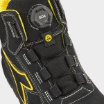 Работни обувки DIADORA RUN A.BOX MSTR BOA MID S3S FO SR SC ESD BLACK – защитни работни обувки S3 за професионална употреба