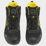 Работни обувки DIADORA RUN A.BOX MSTR BOA MID S3S FO SR SC ESD BLACK – защитни работни обувки S3 за професионална употреба