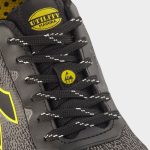 Работни обувки DIADORA RUN ATOM EVO LOW S3S SC FO SR ESD GREY/BLACK – защитни работни обувки S3 за професионална употреба