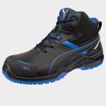 Работни обувки PUMA KRYPTON MID S3S ESD FO SR BLUE – защитни работни обувки S3 за професионална употреба