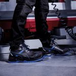 Работни обувки PUMA KRYPTON MID S3S ESD FO SR BLUE – защитни работни обувки S3 за професионална употреба