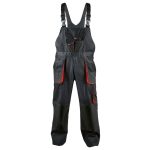 Работен полугащеризон DES-EMERTON BLACK – работно облекло с високо качество и комфорт