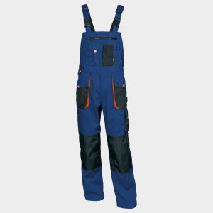 Работен полугащеризон DES-EMERTON BLACK – работно облекло с високо качество и комфорт