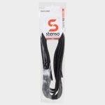 Връзки за обувки STENSO BLACK 120см – качествени работни обувки