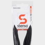 Връзки за обувки STENSO BLACK 120см – качествени работни обувки