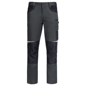 Работен панталон KASTOR MECHANICAL STRETCH GREY/BLACK – работно облекло с високо качество и комфорт