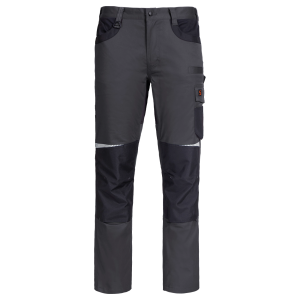 Работен панталон KASTOR STRETCH FLEECE BLACK/GREY – работно облекло с високо качество и комфорт