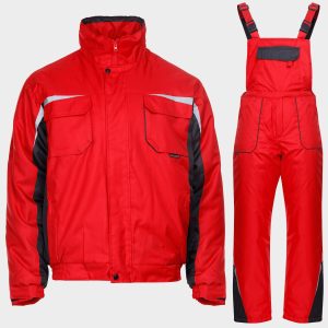 Работен комплект KASTOR WINTER ORANGE – 2XL / сив – работно облекло с високо качество и комфорт