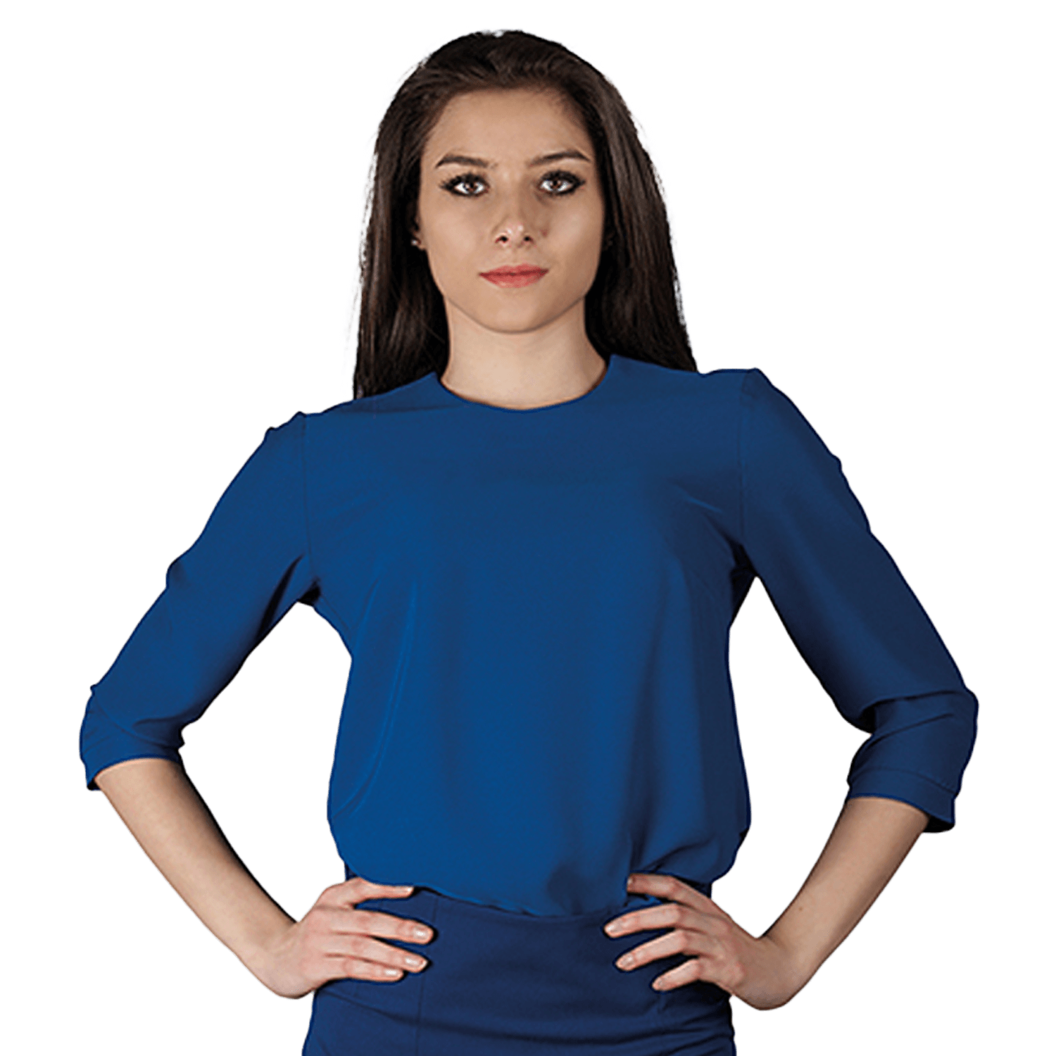 Дамска блуза IVON ROYAL BLUE – работно облекло с високо качество и комфорт Дамска блуза IVON ROYAL BLUE – работно облекло с високо качество и комфорт