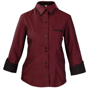 Дамска риза 3/4 ръкав CAMISA BEIGE – работно облекло с високо качество и комфорт