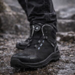 Високи работни обувки с бомбе BWOLF DEFENDER FIT HI S3S Черен цвят – защитни работни обувки S3 за професионална употреба